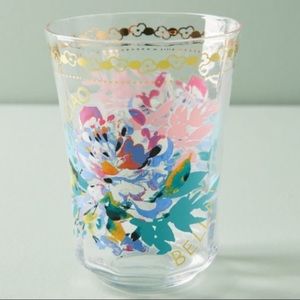 ✨Anthropologie✨ Gilded Journey Juice Glass Set (2) NWT and in box!